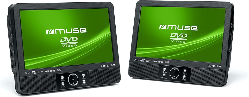 MUSE M-990 CVB Lettore DVD Blu-Ray Portatile Doppio Schermo MUSE M-990 CVB Lettore DVD Blu-Ray Portatile Doppio Schermo