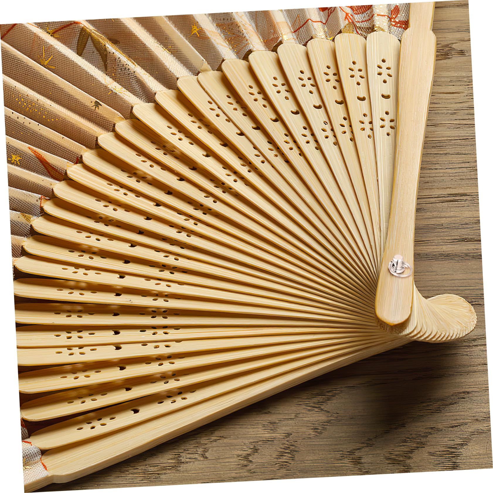 WOONEKY 10 Set di Rivetti e Dadi, Riparazione per Ventaglio, per Albero del Ventaglio Manuale, Accessori per Fissaggio Ventagli Pieghevoli