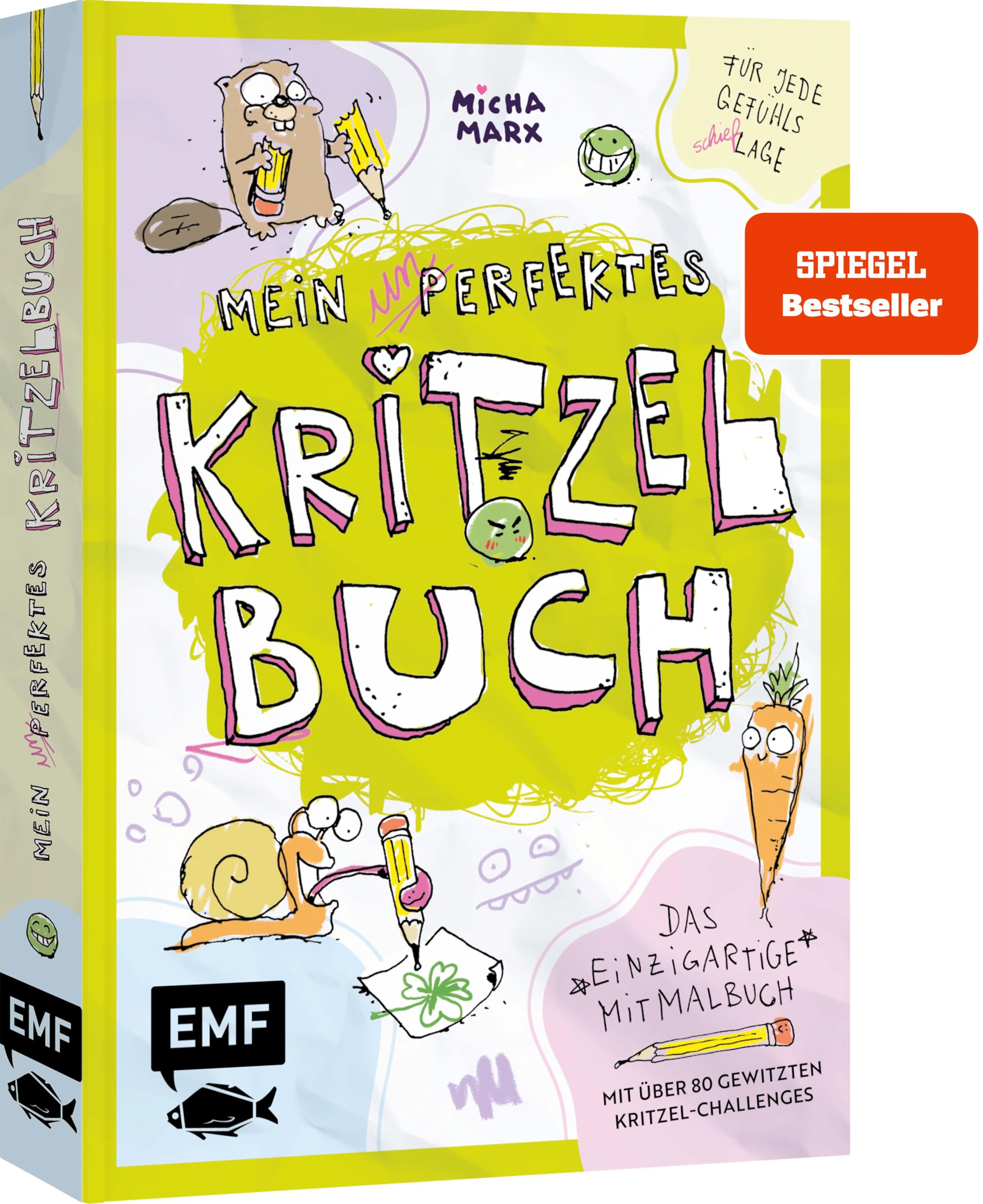 Edition Michael Fischer Kritzelbuch Mein (Un)Perfektes Kritzelbuch: An die Stifte, fertig – Kritzeln