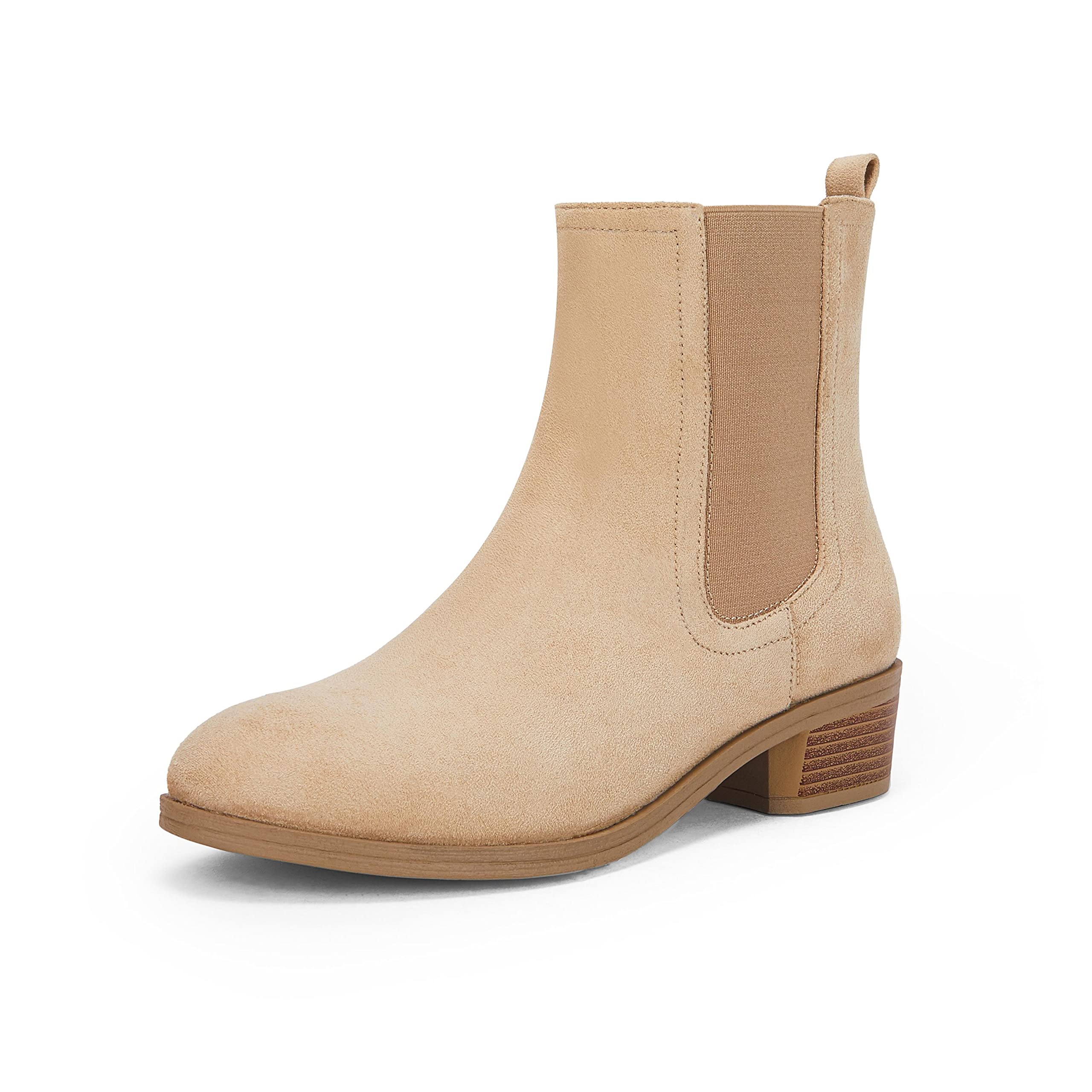 Photo 1 of * women's 7 1/2 *
Womens Chelsea Ankle Boot Slip On Stacked Low Heel Rubber Sole 7.5