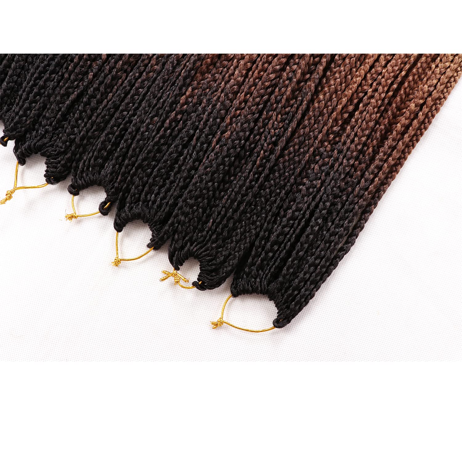 7 confezioni all'uncinetto Braids Meches extension capelli naturali per trecce africane parrucca nera parrucca donna naturale treccia africana donna (45,7 cm(confezione da 7), #1B-27-30)