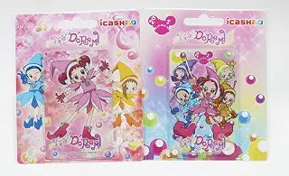 台湾限定 おジャ魔女どれみ 20周年記念 icashカード 交通系ICカード 二枚組 Ojamajo Doremi 日本未発売 [並行輸入品]