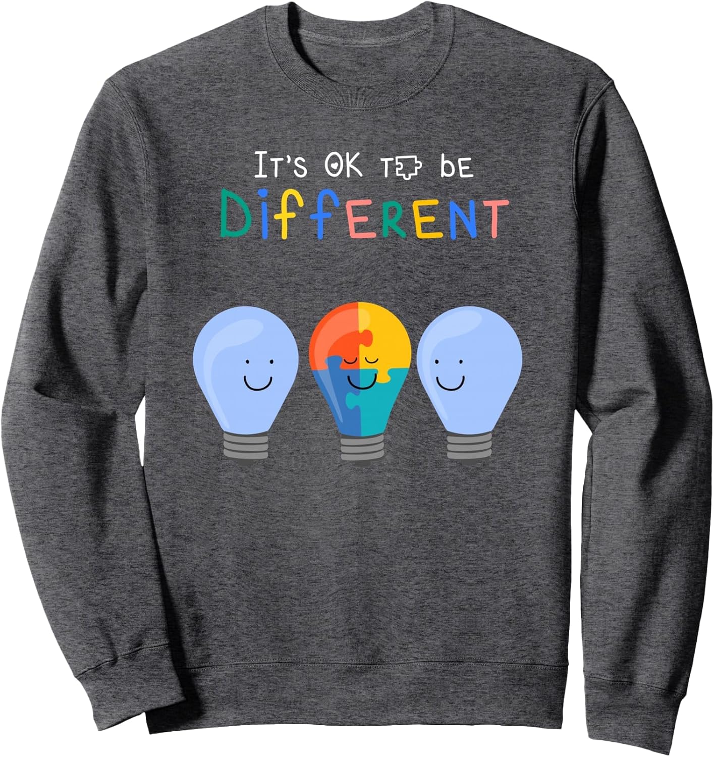 Autism Awareness It's ok to be Different Autism Awareness Sweatshirt