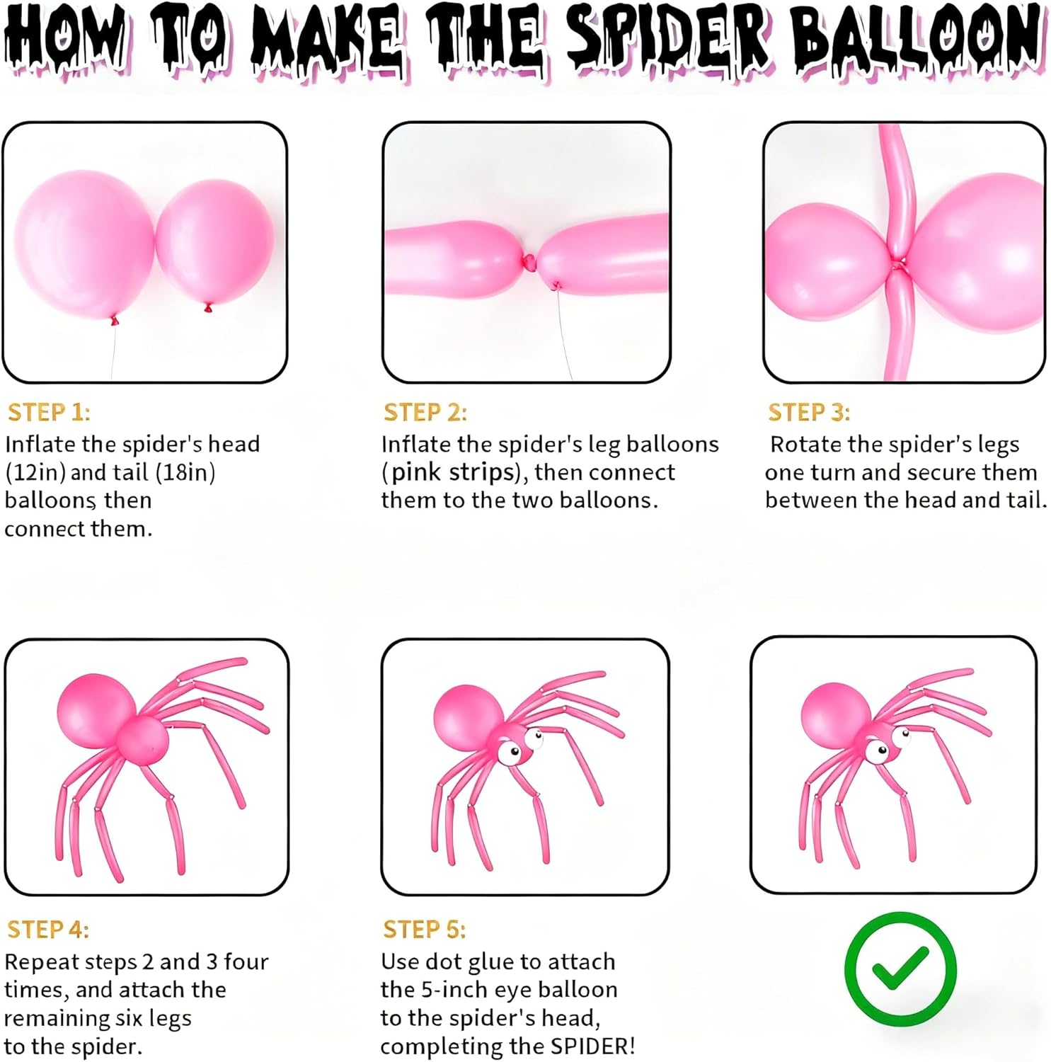 Pink Halloween Balloon Garland Arch Kit, 127 Pcs Pastel Pink Black Halloween Baby Shower Decorations with 3D Bat Little Ghost Boo Foil balloon Cute Ghost Print Balloon for Girls Spooky One birthday - Image 5