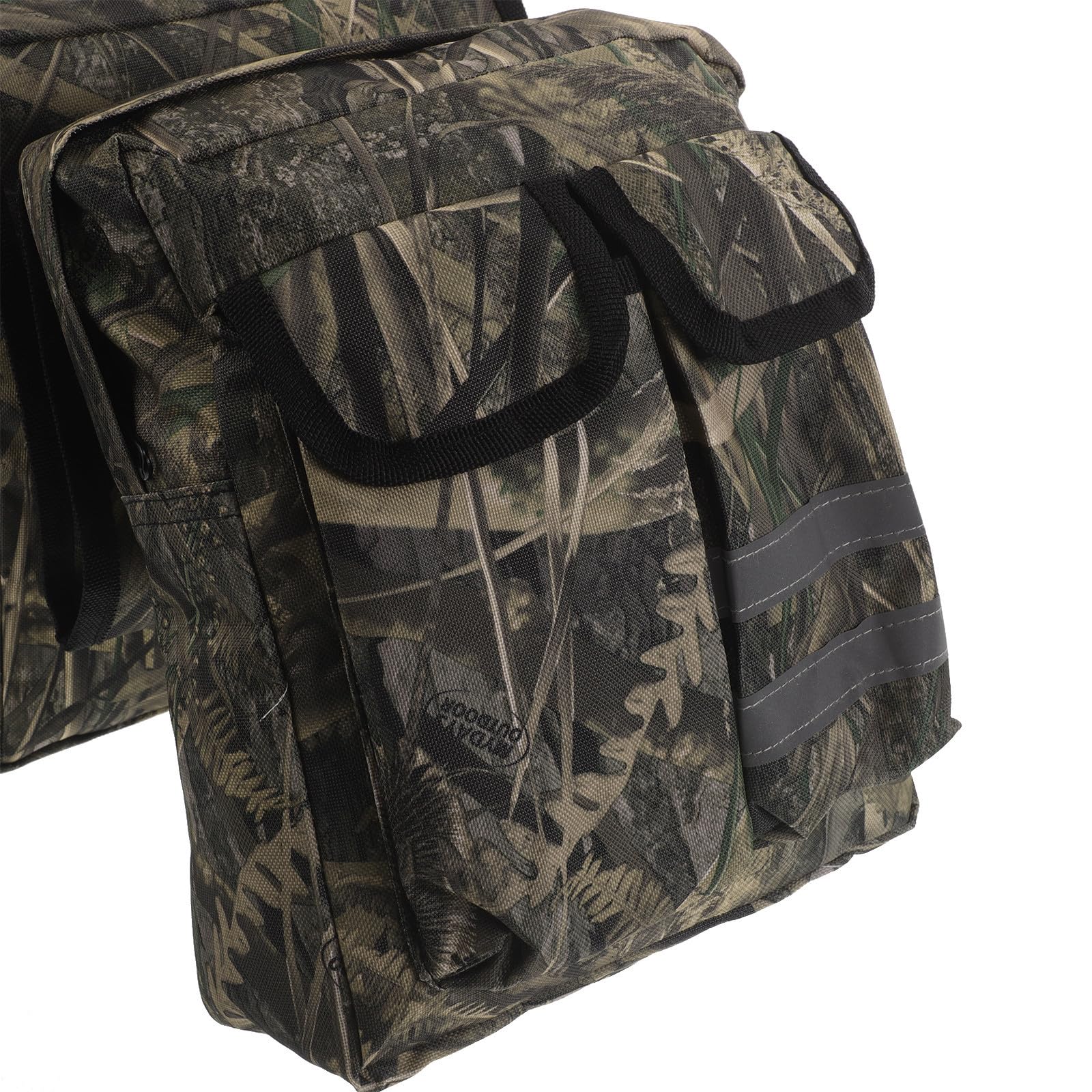 ibasenice Bolsa de Depósito para Motocicleta de Gran Capacidad y Resistente al Clima de Tela Oxford para Viajes Largos y Desplazamientos Urbanos