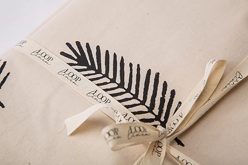 Miniatura 4 de Juego de funda de edredón 100% hecha a mano con elegante estampado de piedra de hoja, juego de funda de edredón de lujo suave hecho a mano, 100%