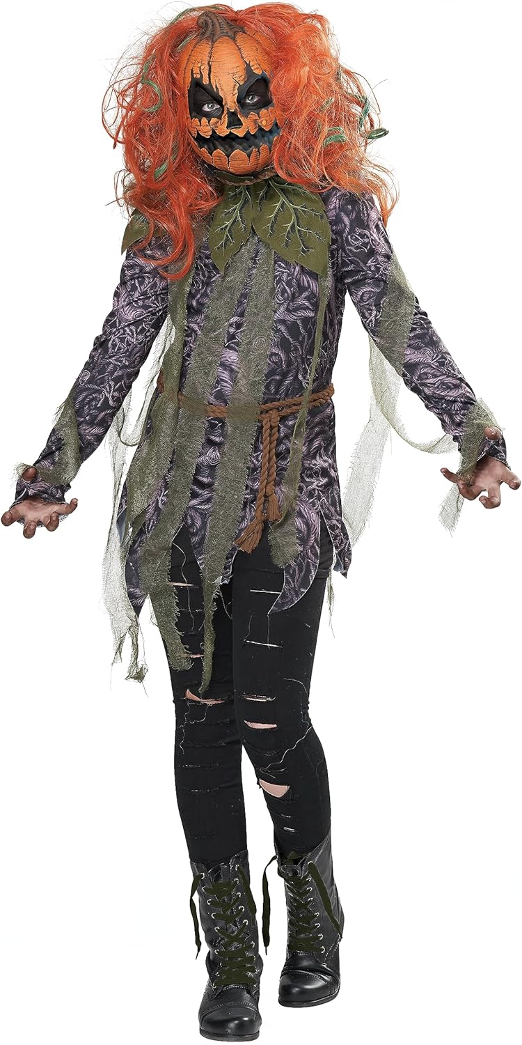 California Costumes Girl's Pumpkin Monster Costume X-Large
