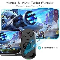 Vista 6 de Joso Wireless Phone Controller for iPhone/Android, Mobile Game Controller with Hall Joystick Suitable for Xbox Cloud Gaming, PS Remote Play, Steam