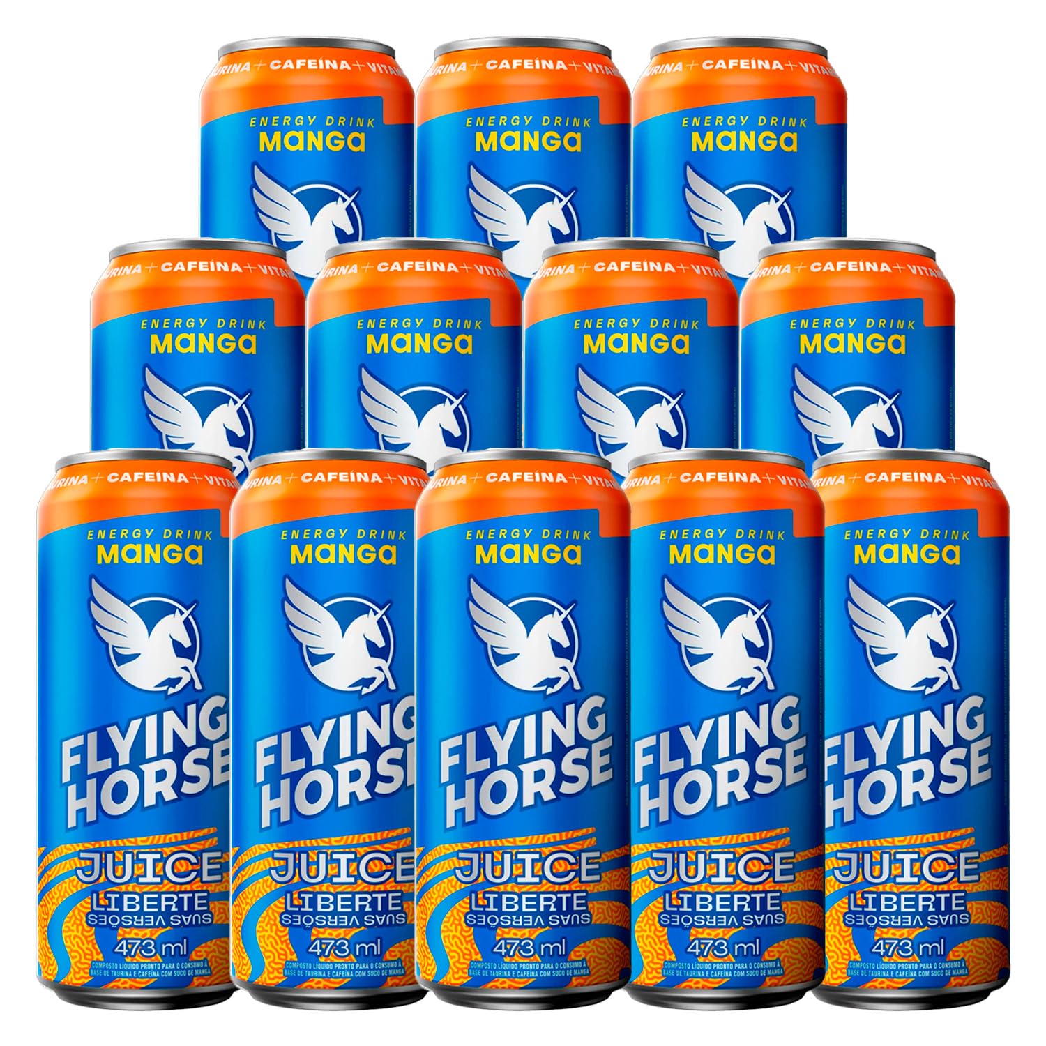 Energético Flying Horse Energy Drink Manga 473ml 12un | Amazon.com.br