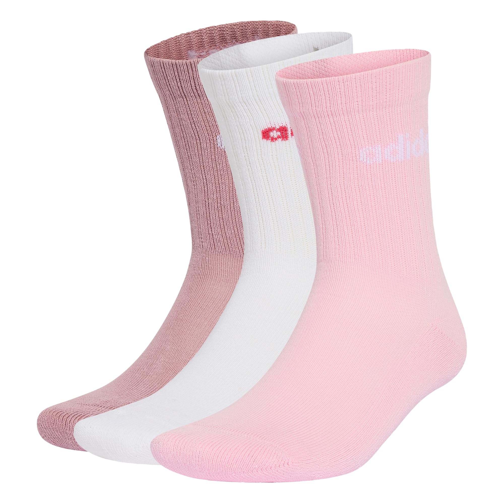 Adidas Violet Padded Linear Socks (X3)
