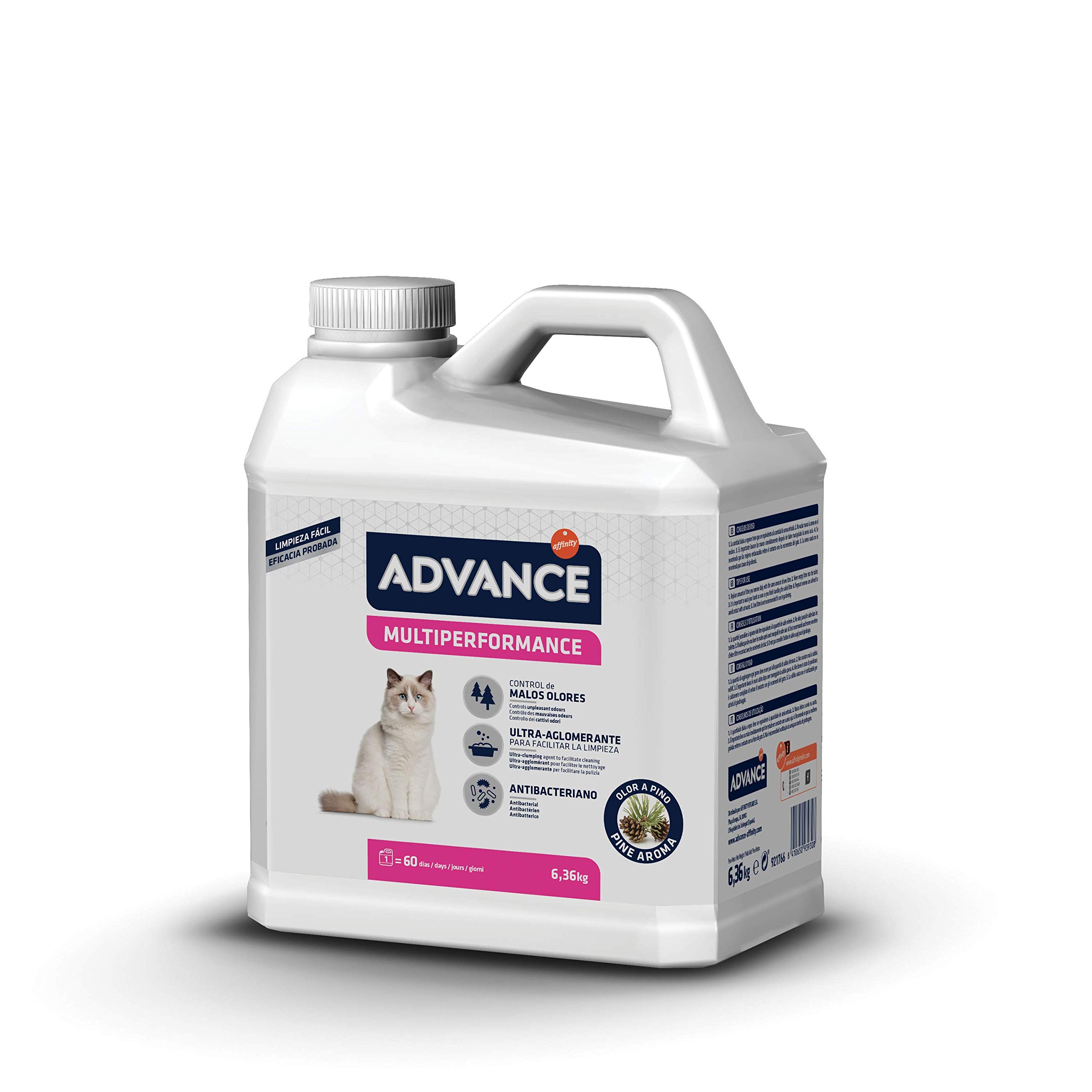 Advance multiperformance para Arena de Gato 6,36 kg – Pack de 3