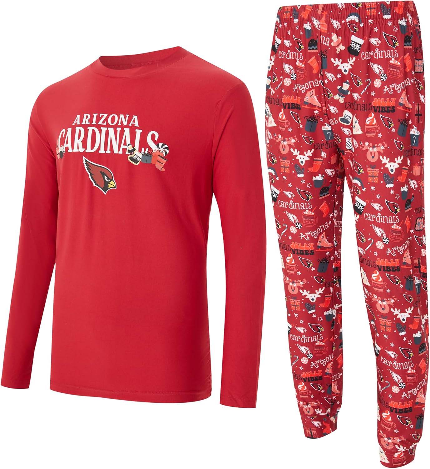 Concepts Sport Men's NFL Chestnut Long Sleeve Top & Pants Set