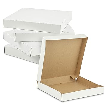 JIA INDUSTRIES 8 Inch White Pizza Box pack of 100