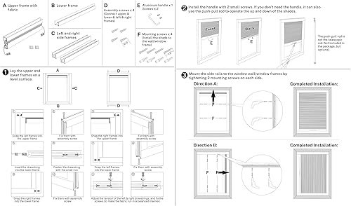 Miniatura 7 de Keego Free Stop - Persianas celulares de una sola célula para tragaluz, ahorro de energía, ecológicas, persianas de privacidad personalizadas a