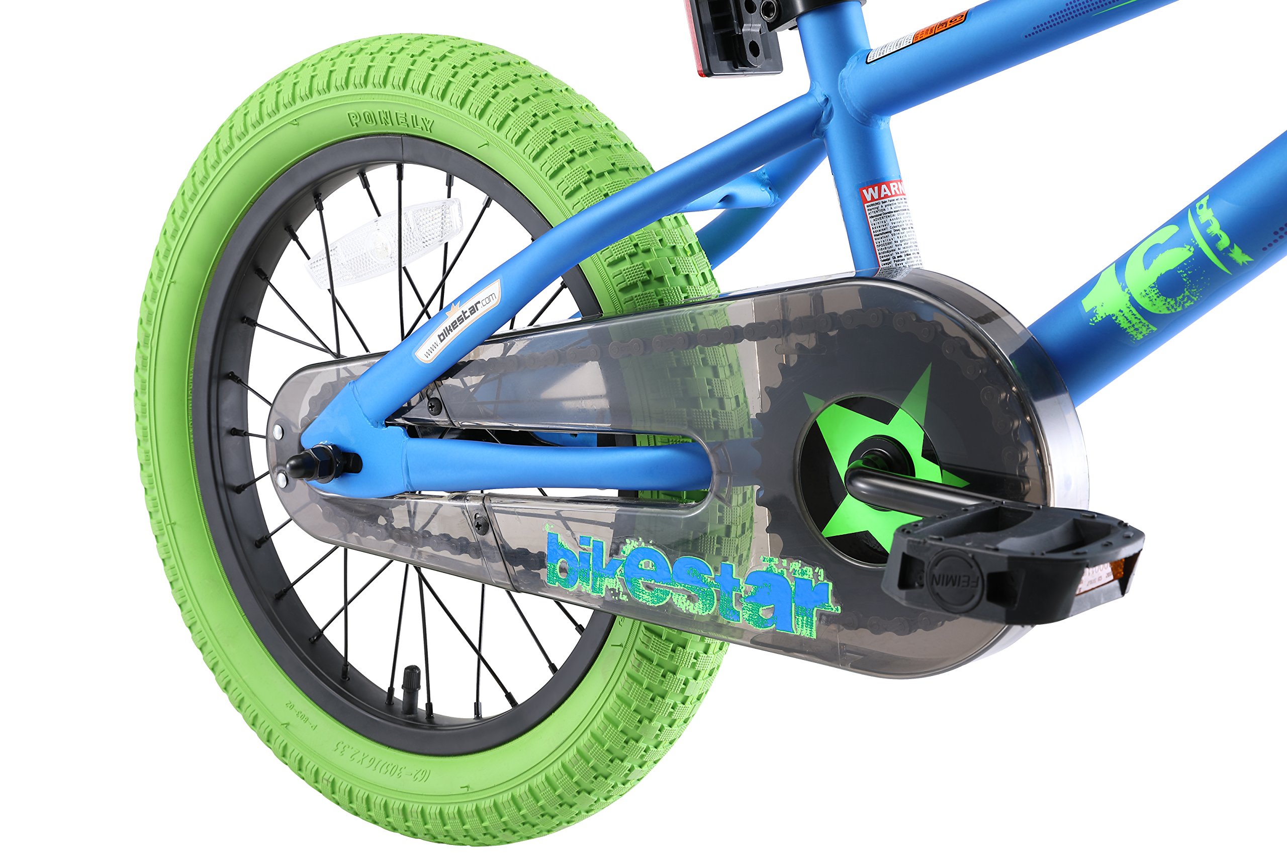 BIKESTAR Bicicletta Bambini 4 Anni da 16 Pollici | Bici per Bambino et Bambina BMX con Freno a retropedale et Freno a Mano |