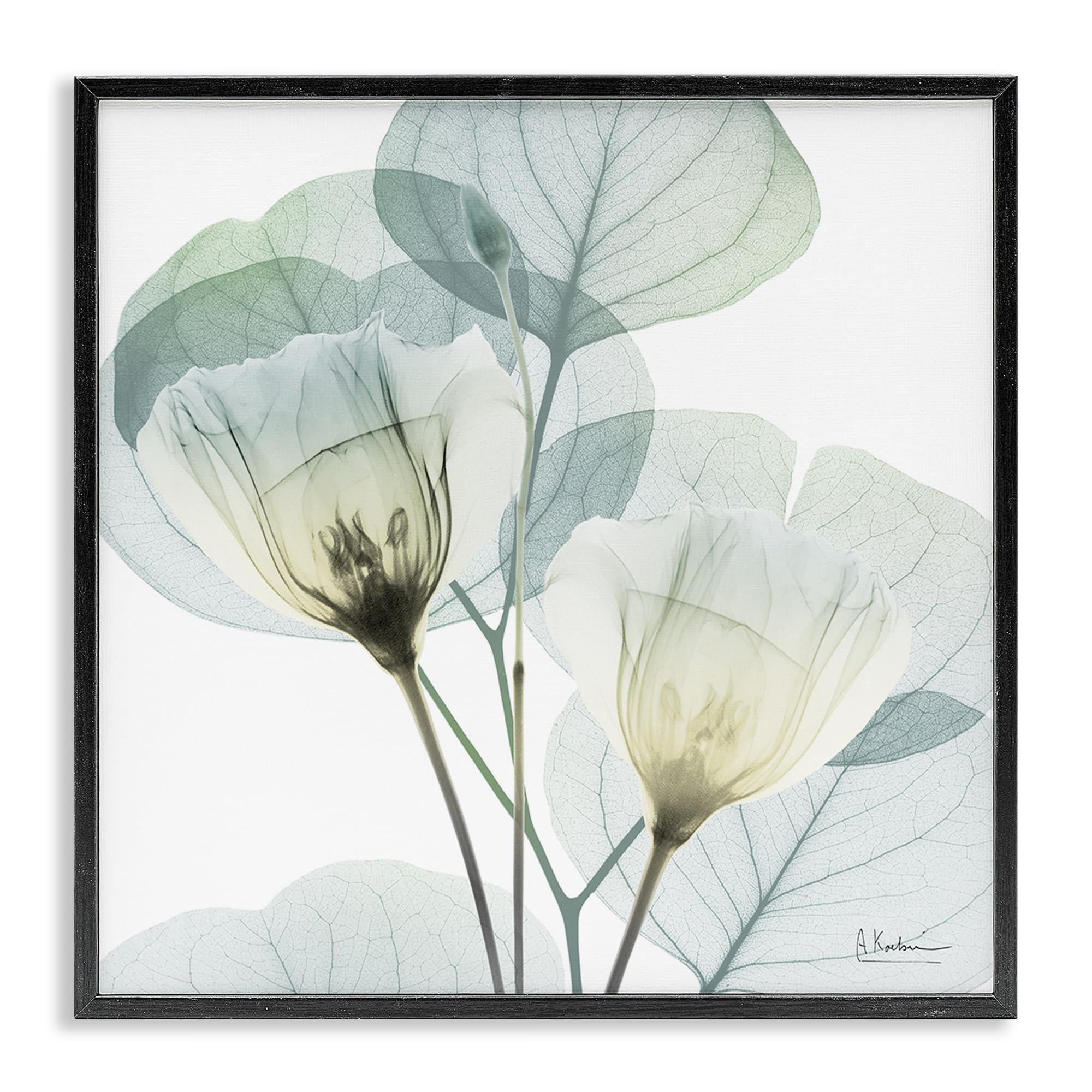 'Divine Fate Flower Leaves'| Framed Giclee Art
