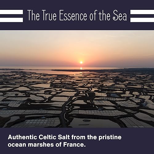 Miniatura 6 de Le Marinier Celtic Salt Molido fino, 8.81 oz  0.6 lb. Sal marina francesa sin refinar 100% natural, sal celta mineral cosechada a mano (0.6 libras