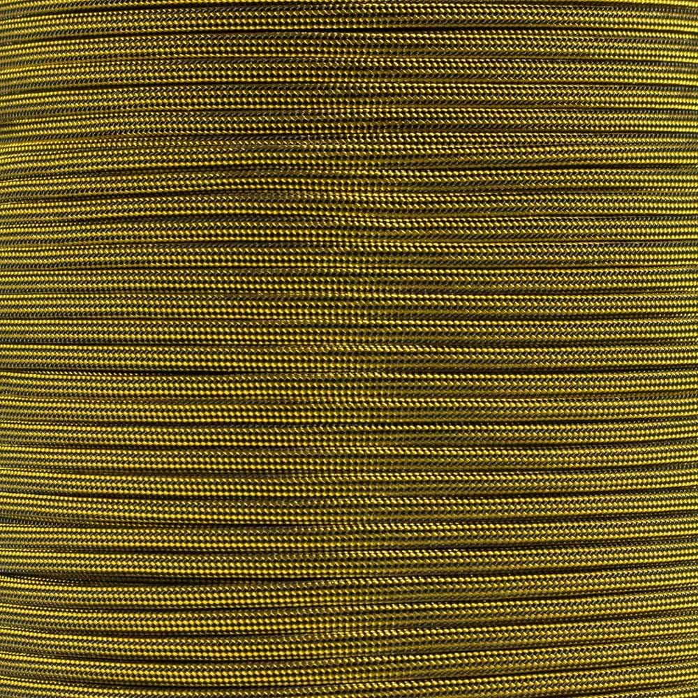 Paracord Planet 250 ft 7-STR Paracord (Goldenrod w/ Black Stripes)