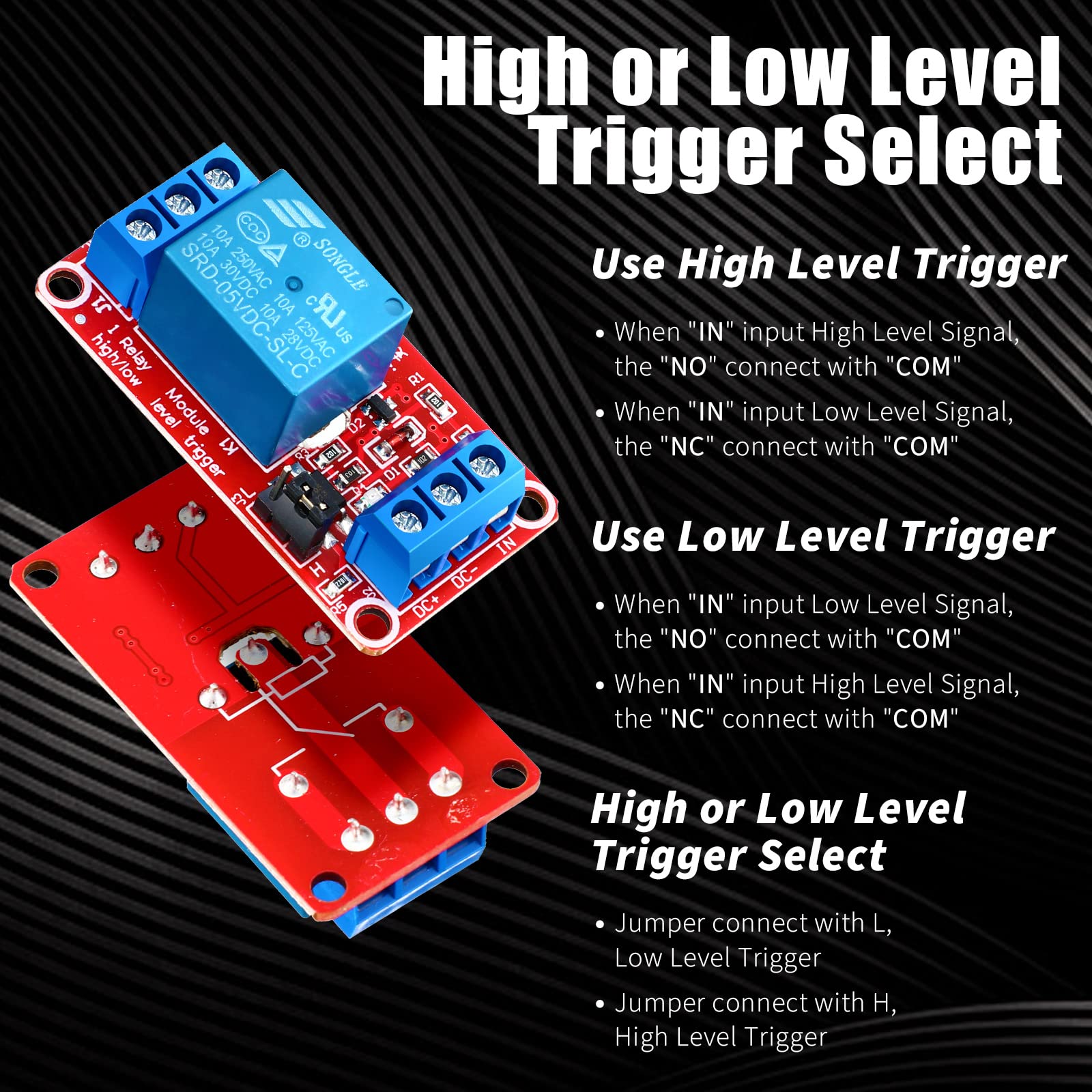 Snapklik.com : Kigeli 24 Pcs 5v Relay Module One Channel Switch