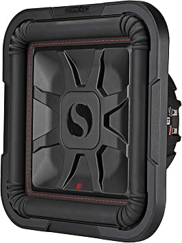 KICKER 46L7T122 L7T L7-Thin 12-Inch (30cm) Subwoofer, Dual Voice Coil, 2-Ohm, 600 Watt