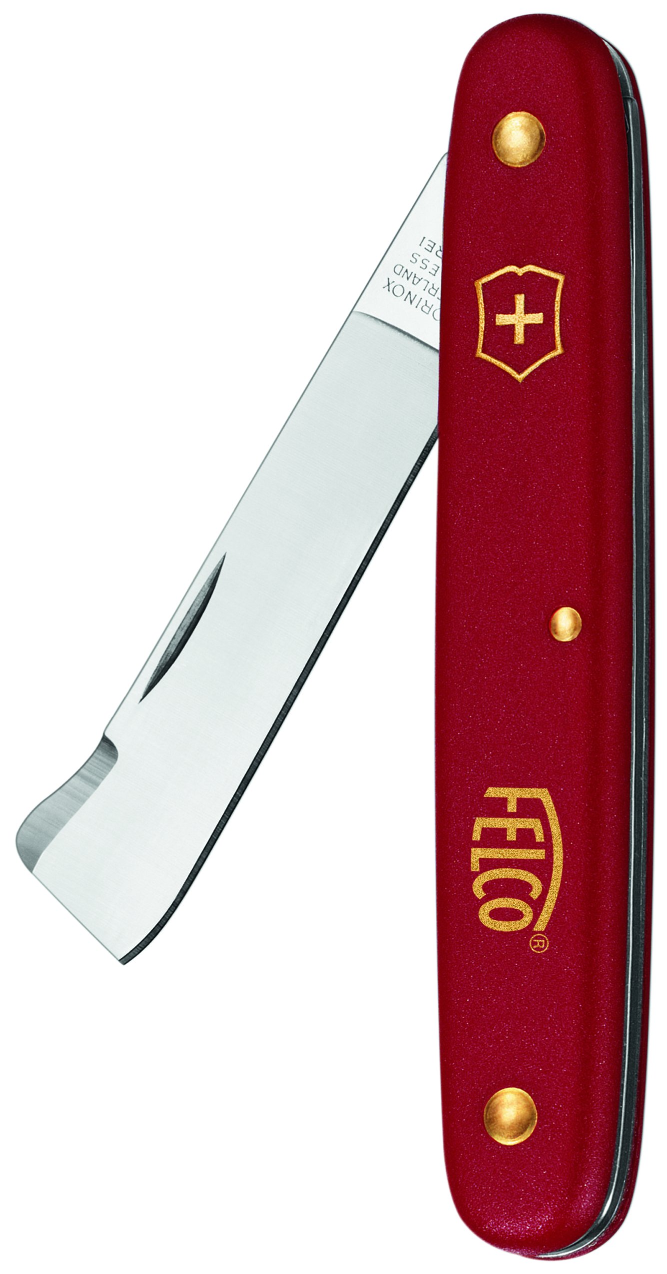 Felco 3.90 20 Okulier- / Schneidmesser & 903 Wetzstein mit Diamantbeschichtung (Stein aus gehärtetem Stahl, für Baum-, Reb- und Gartenscheren, zum Schärfen, Entgraten), 26 x 16 x 12 cm