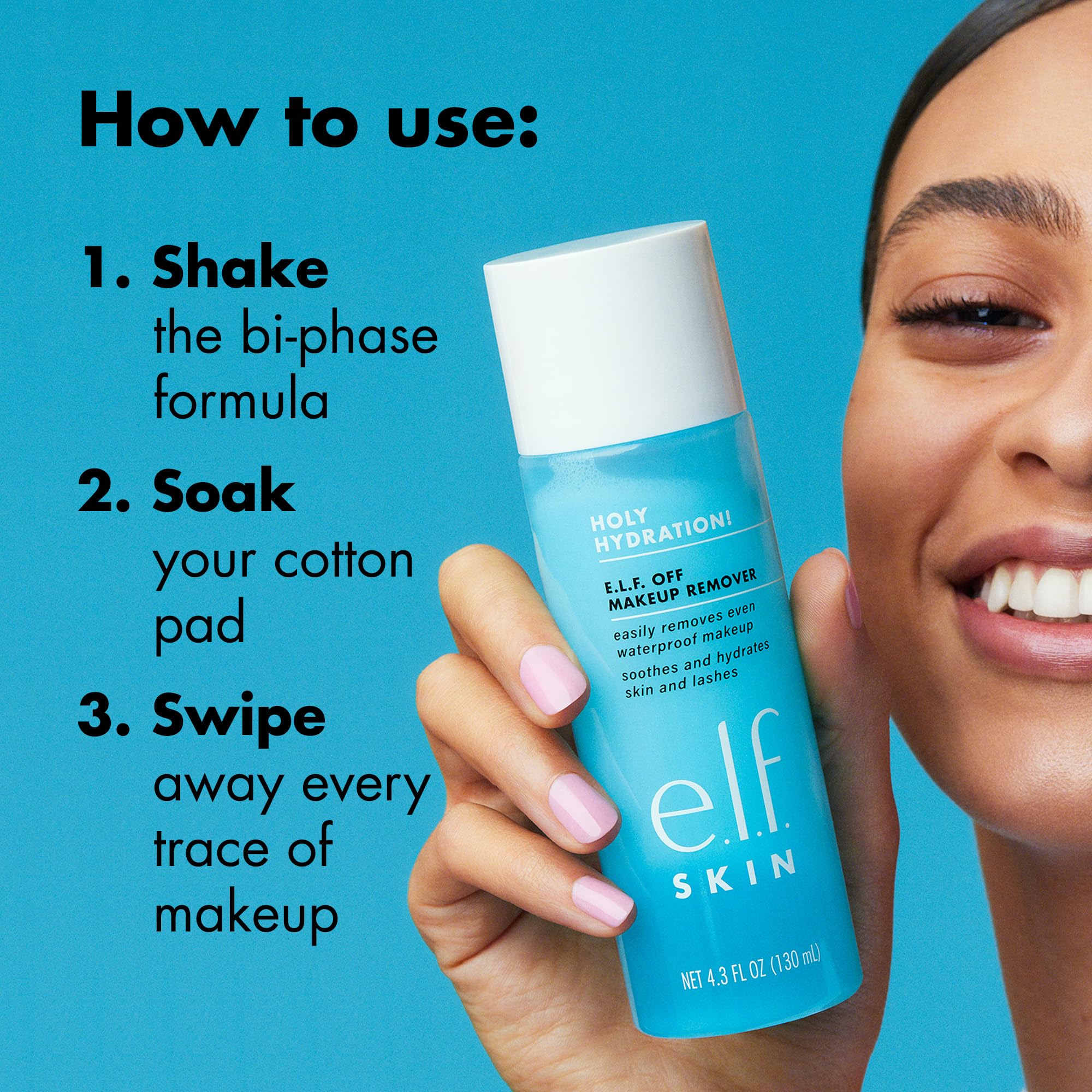 e.l.f. Holy Hydration Makeup Remover - Gentle & Effective -6 e.l.f. Holy Hydration Makeup Remover - Gentle & Effective -6
