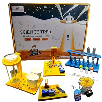 Stem Kit 5 in 1 Science Experiment Kit for Class 5-10 Age 10-16 Years CBSE, ICSE, State Board Manuals and Videos