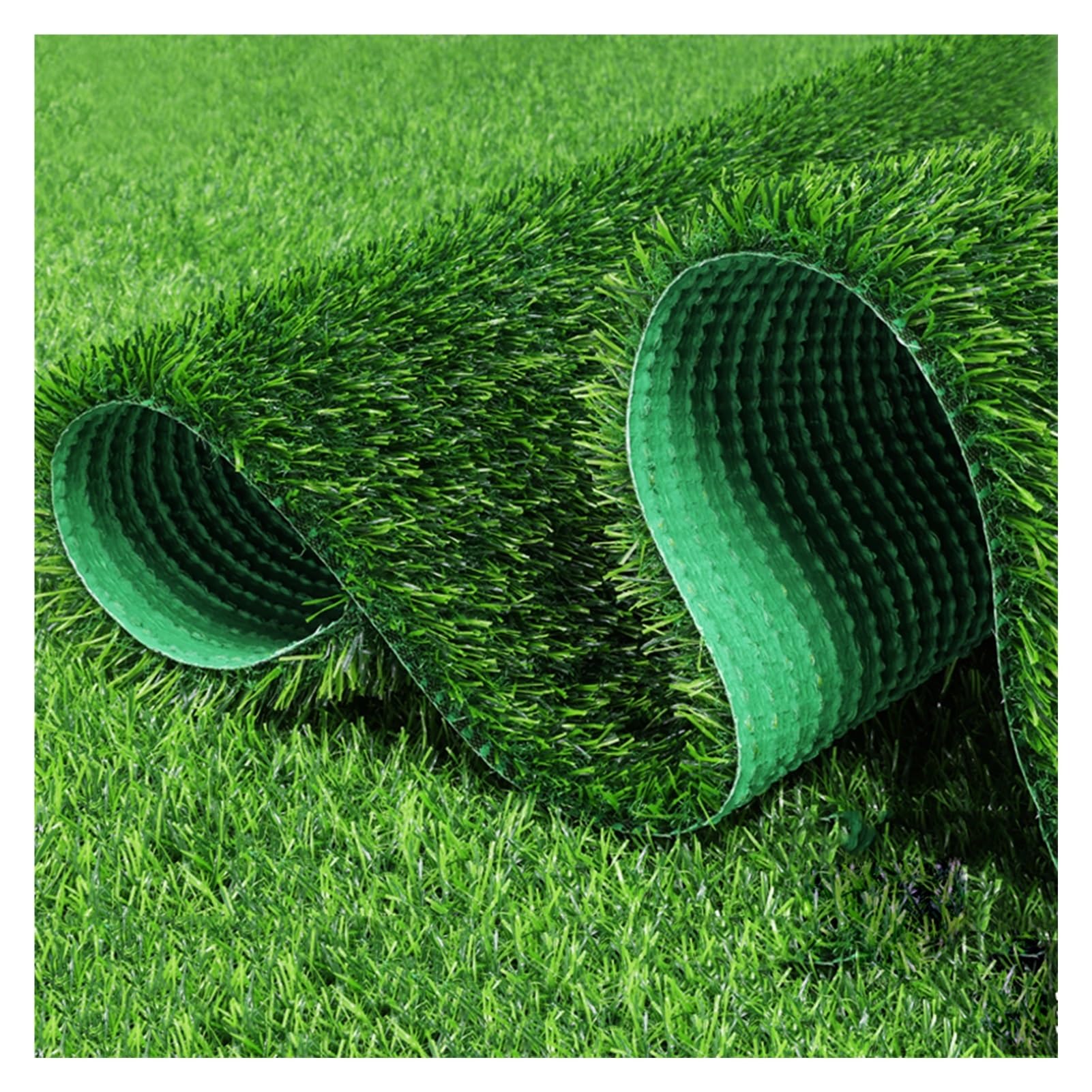 Erba Sintetica di Alta qualità per balconi, Giardini e terrazze - Rotolo di Prato Sintetico Durevole, Resistente alle intemperie e a Bassa Manutenzione (1x9 m/3,28x29,52 Piedi) - Perfetto PE
