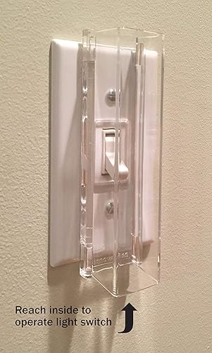 Miniatura 2 de Protector de interruptor de luz a prueba de niños - para interruptores de estilo estándar (palanca de cambio)