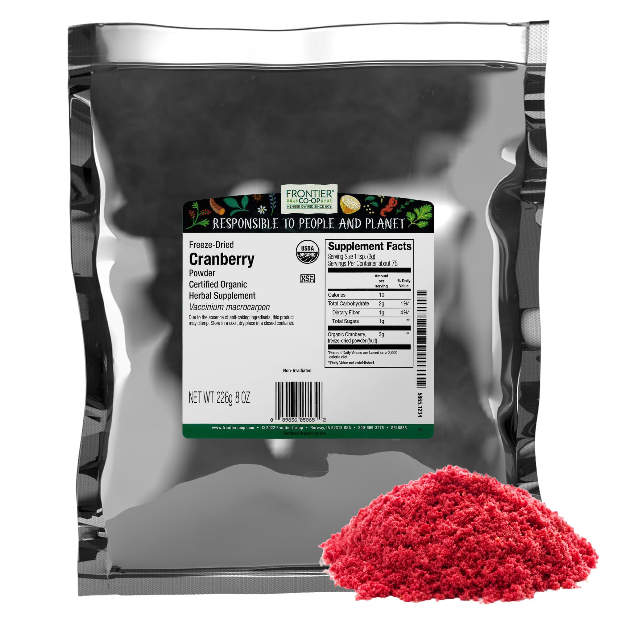 Amazon.com: Frontier Co-op Premium, No-Sugar Added Organic Freeze