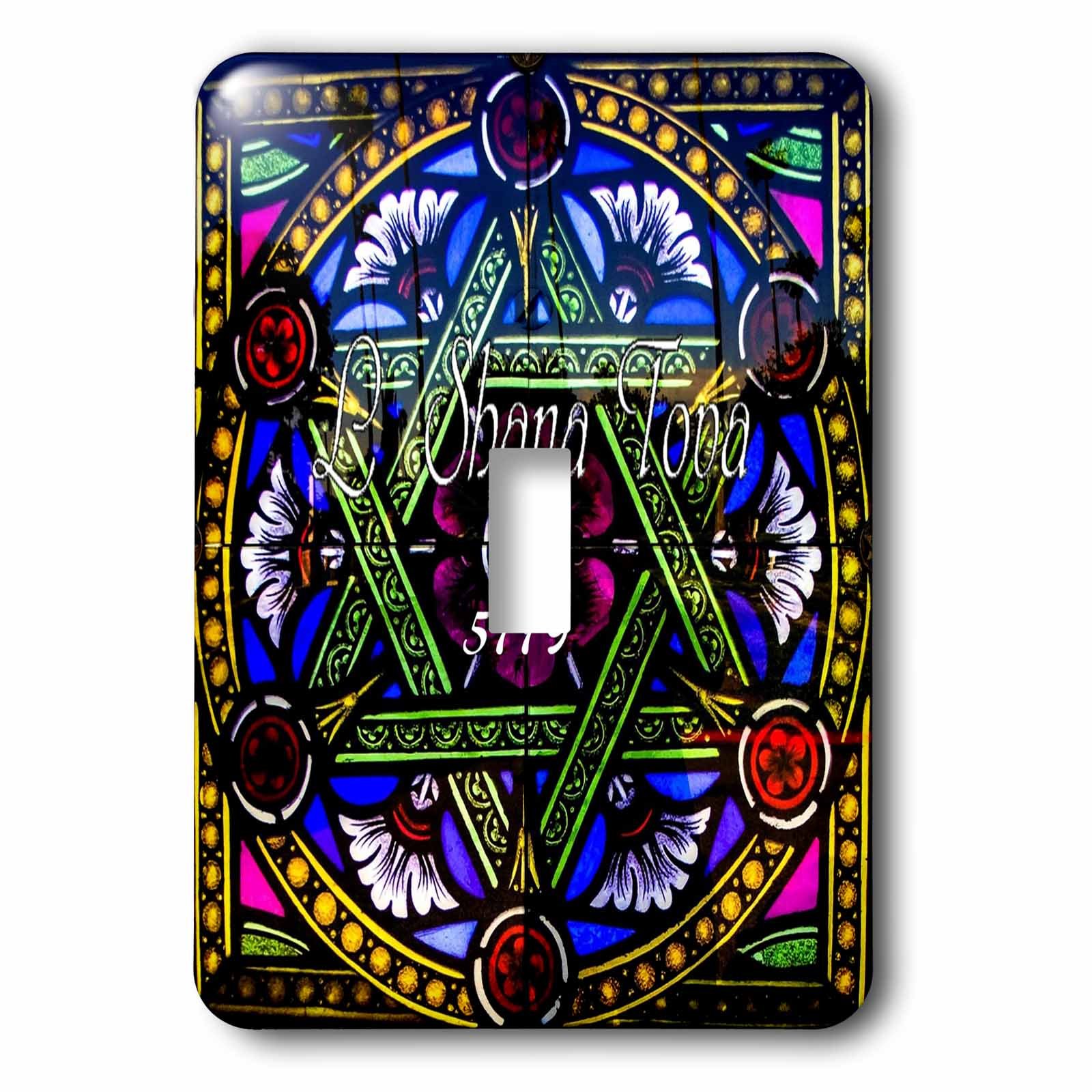 Star of David in Stained Glass interrupteur pour salon et bureau