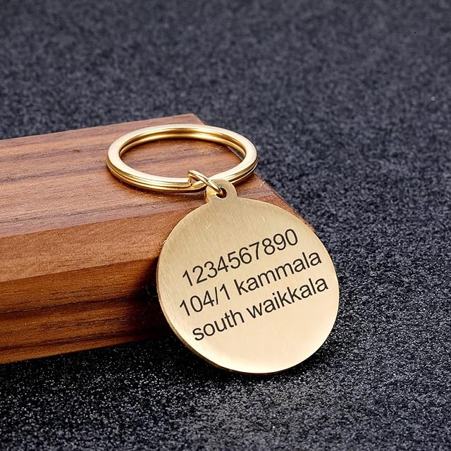 Foto 5 de 8 de krui Collar Perro Personalizado con Nombre,Placa Perro Grabada,Collares para Perro Personalizados,Chapa Perro…