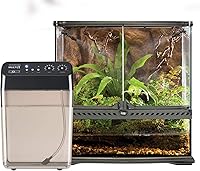 Vista 3 de Exo Terra Monsoon Multi II Reptile Terrarium Mister, Black Programmable Misting System with 4.5 BAR Pressure Pump Flexible Nozzles, Leak-Proof