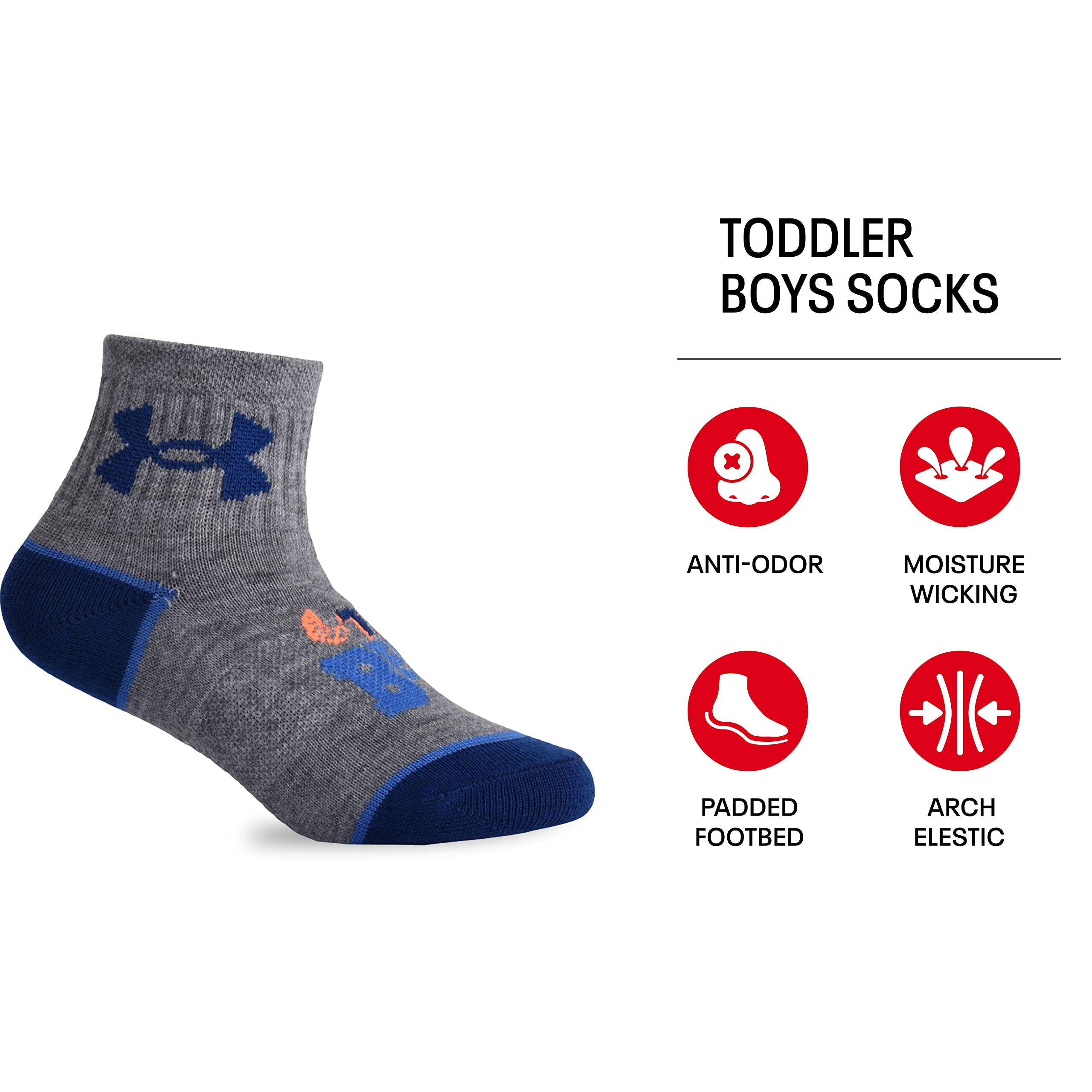 Under Armour Chłopięce skarpety wielopak Quarter