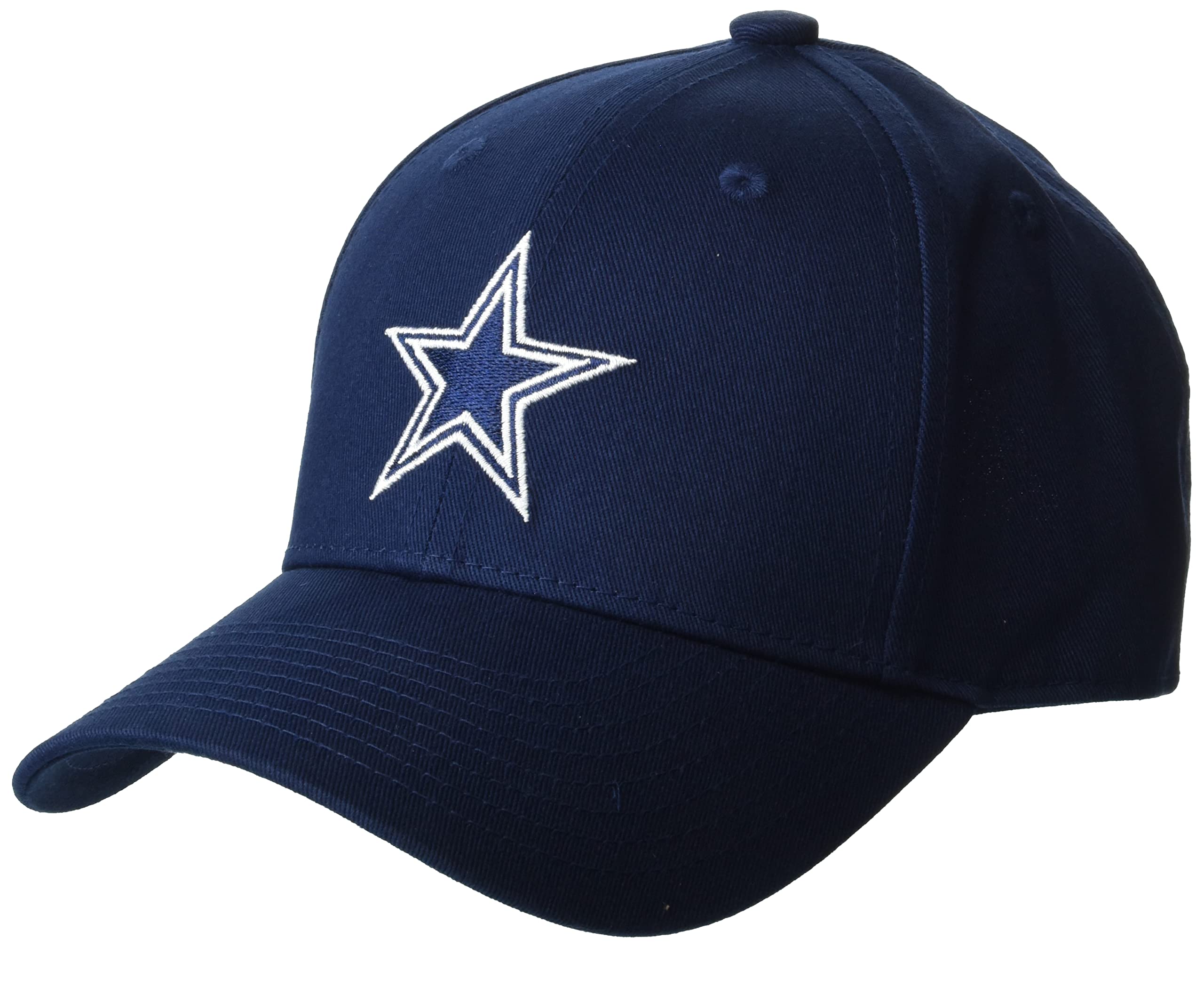 NFL Dallas Cowboys Unisex Youth Structured Adjustable Cap, Navy, YOUTH