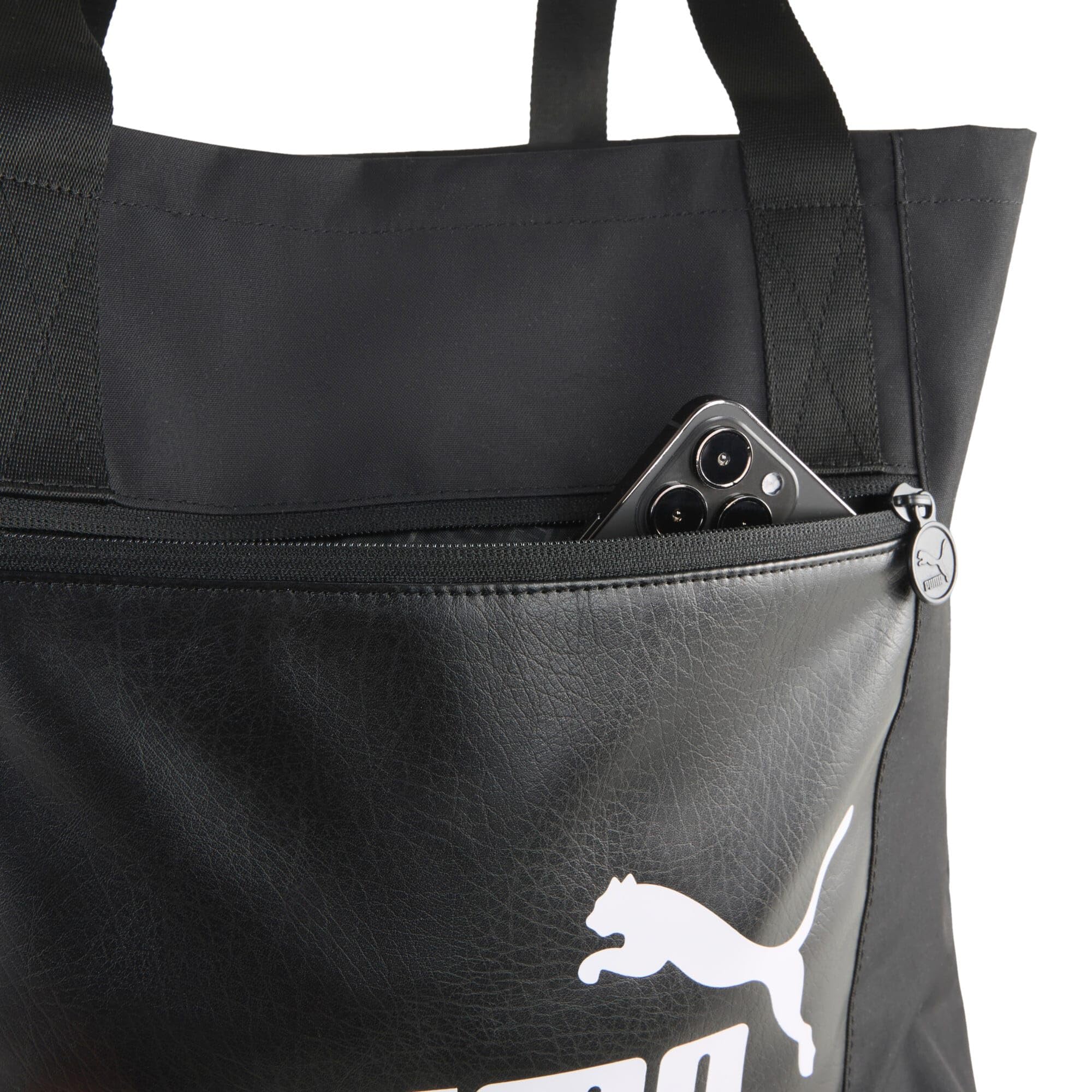 Puma CAMPUS Shopper Borsa per la spesa nera, taglia unica