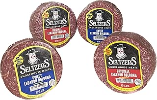 Generic Seltzer's Lebanon Bologna 12 oz (Pack of 2) and Seltzer's Sweet Lebanon Bologna 12 oz (pack of 2)