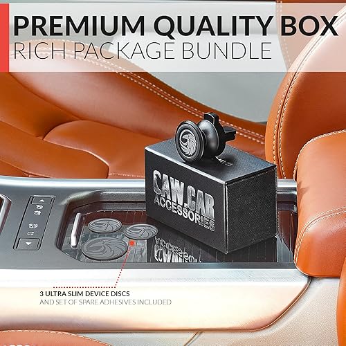 Miniatura 2 de Soporte magnético para teléfono celular 2024 para ventilación de automóvil totalmente metálico- para cualquier teléfono inteligente (iPhone,