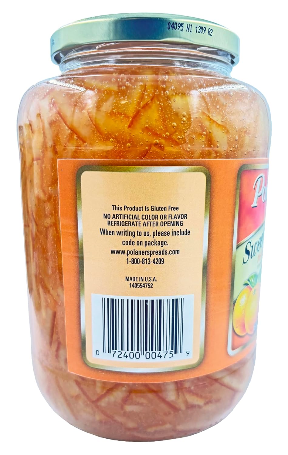 Polaner Sweet Orange Marmalade | Kosher | 64 oz.
