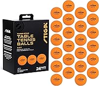 STIGA 3-Star 24 Pack Ping Pong Balls - USATT Approved Tournament Quality, ITTF Regulation Size, Durable Table Tennis Balls