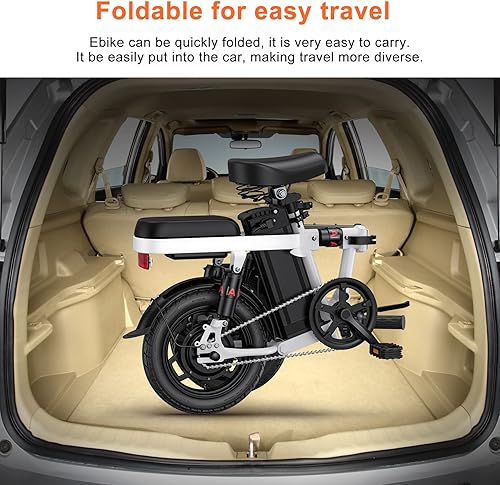 Miniatura 7 de ENGWE Mini bicicleta eléctrica para adultos y adolescentes bicicleta eléctrica plegable de 14 pulgadas bicicleta eléctrica plegable de peso ligero