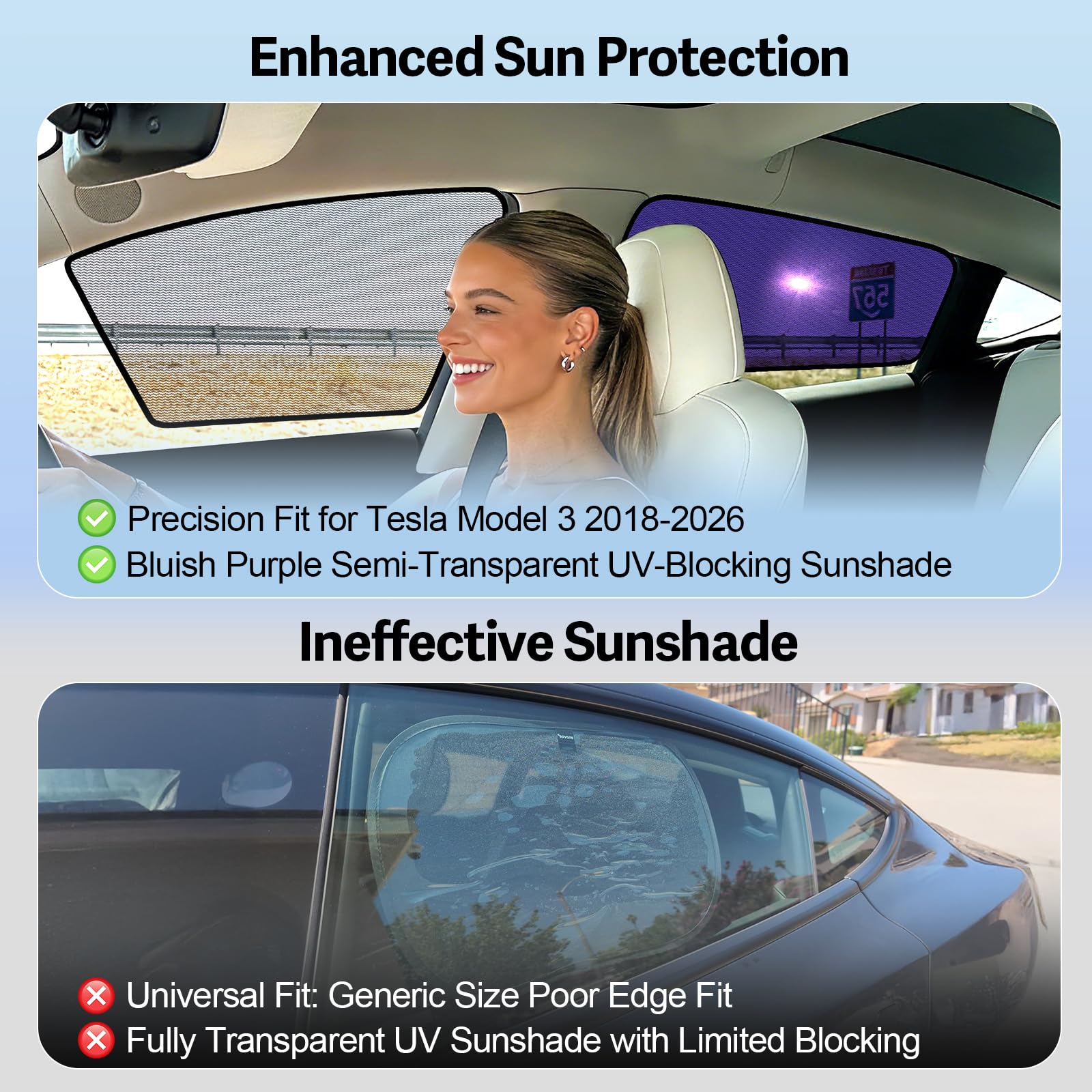 Amazon.com: ZATOOTO Tesla Model 3 Car Window Shades 2018-2026