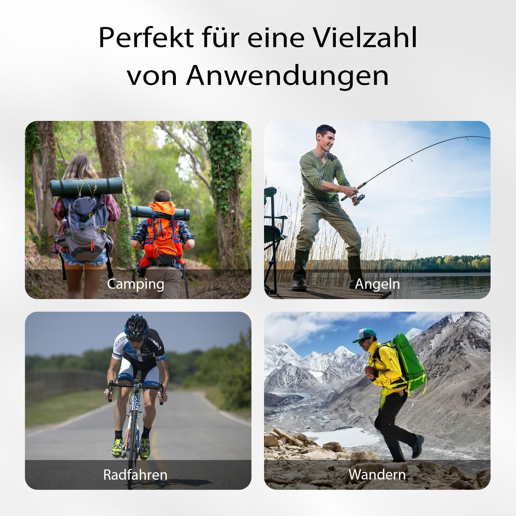 Wiltec Gepäckträgertasche schwarz, Fahrradtasche Gepäckträger 8 l Stauraum, Gepäcktasche mit Tragegurt, Fahrrad Tasche wasserresistent mit Reflektoren