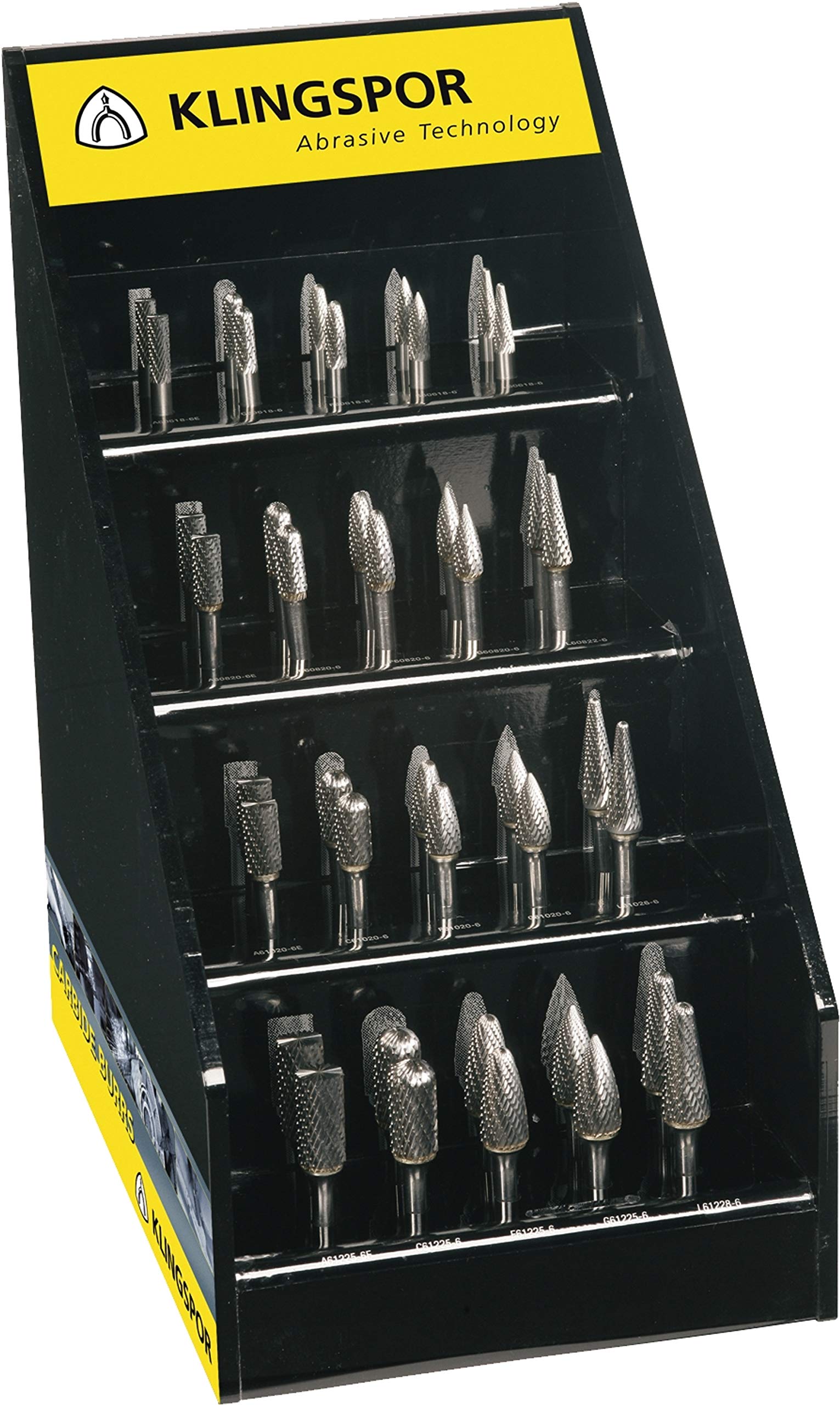 300627 Fresas de Metal Duro, HF 100 Set, 6 Dentado, 6 mm Diámetro del Vástago, 335 mm x 225 mm x 380 mm