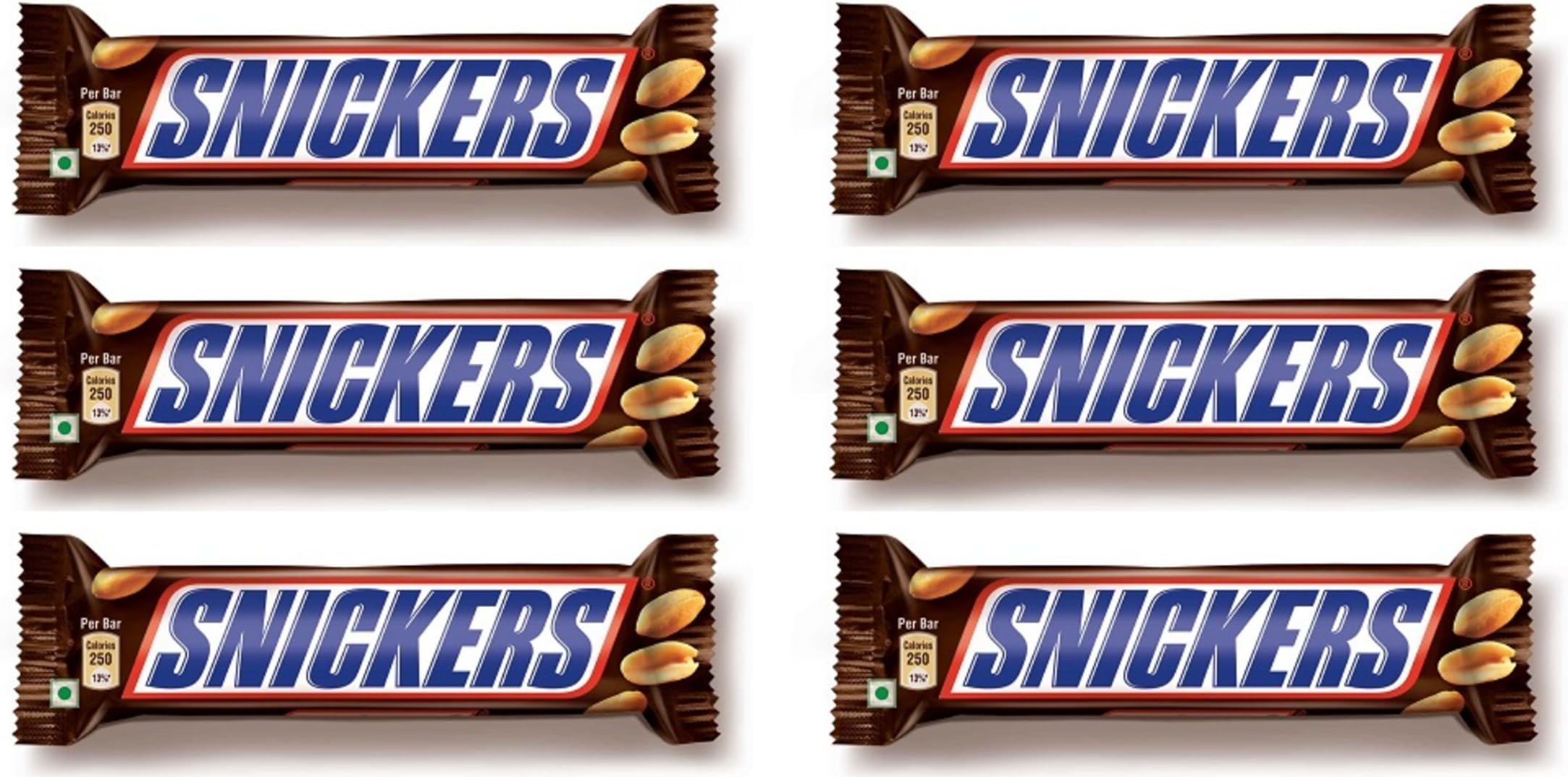 Snickers Peanut Filled Chocolate Bar | Loaded with Peanuts, Nougat & Caramel | Nutty Chocolate Bar | 40g | Pack of 8