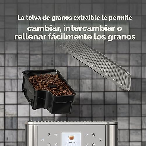 Miniatura 5 de KitchenAid Máquina de café espresso completamente automática KF6, KES8556SX, acero inoxidable