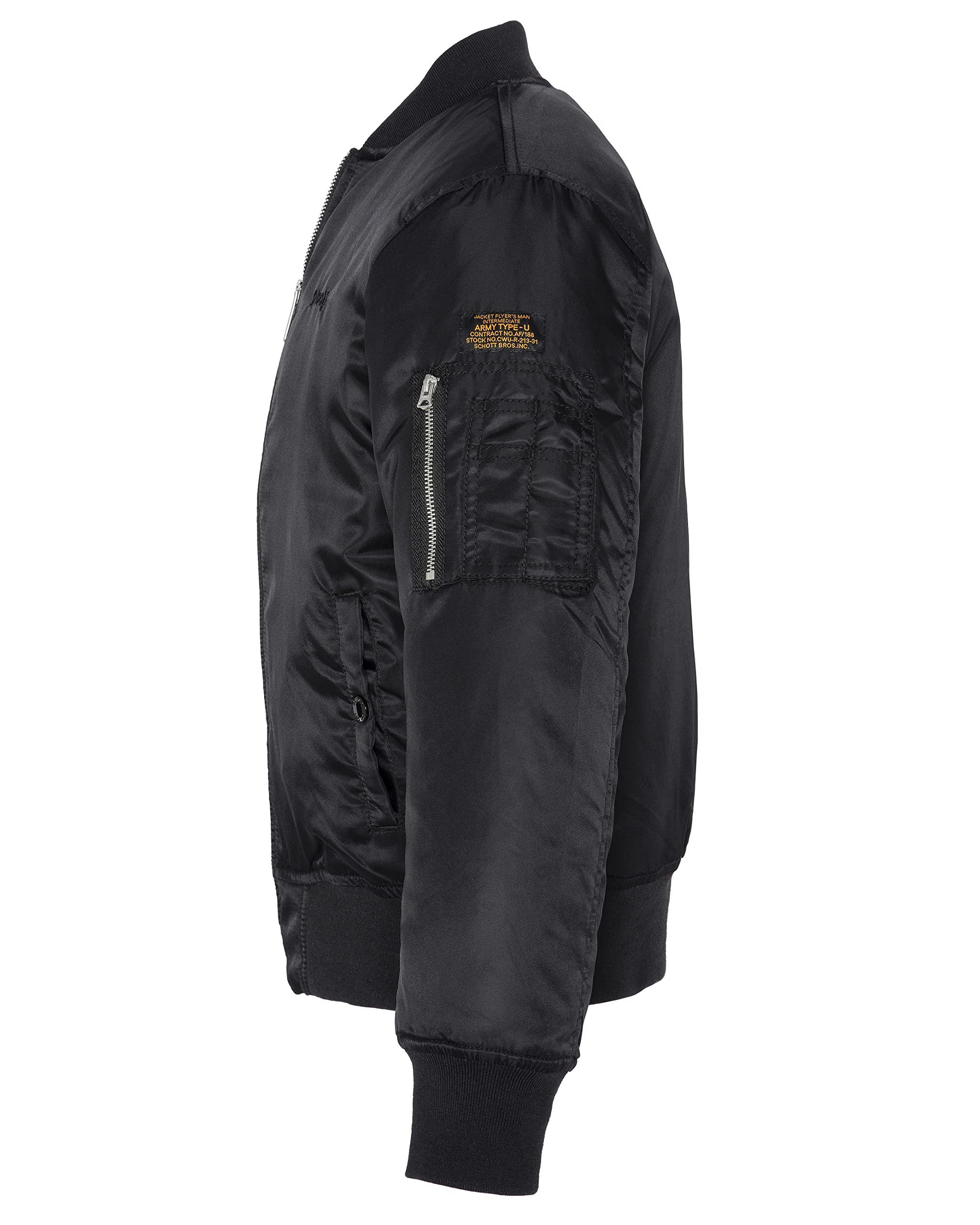 Schott NYC AIRFORCE1B, Giacca Bambini e ragazzi, Nero (Black), 10 anni