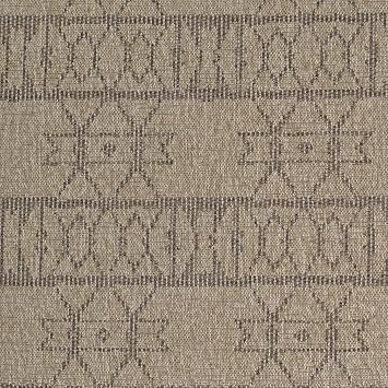 Couristan Naturalistic Adobe 2'7 x 9'10 Natural Brown Indoor Outdoor Runner Rug - Southwestern Geometric, Fringed, Hose Washable, UV-Protected, Hallway Entryway Kitchen