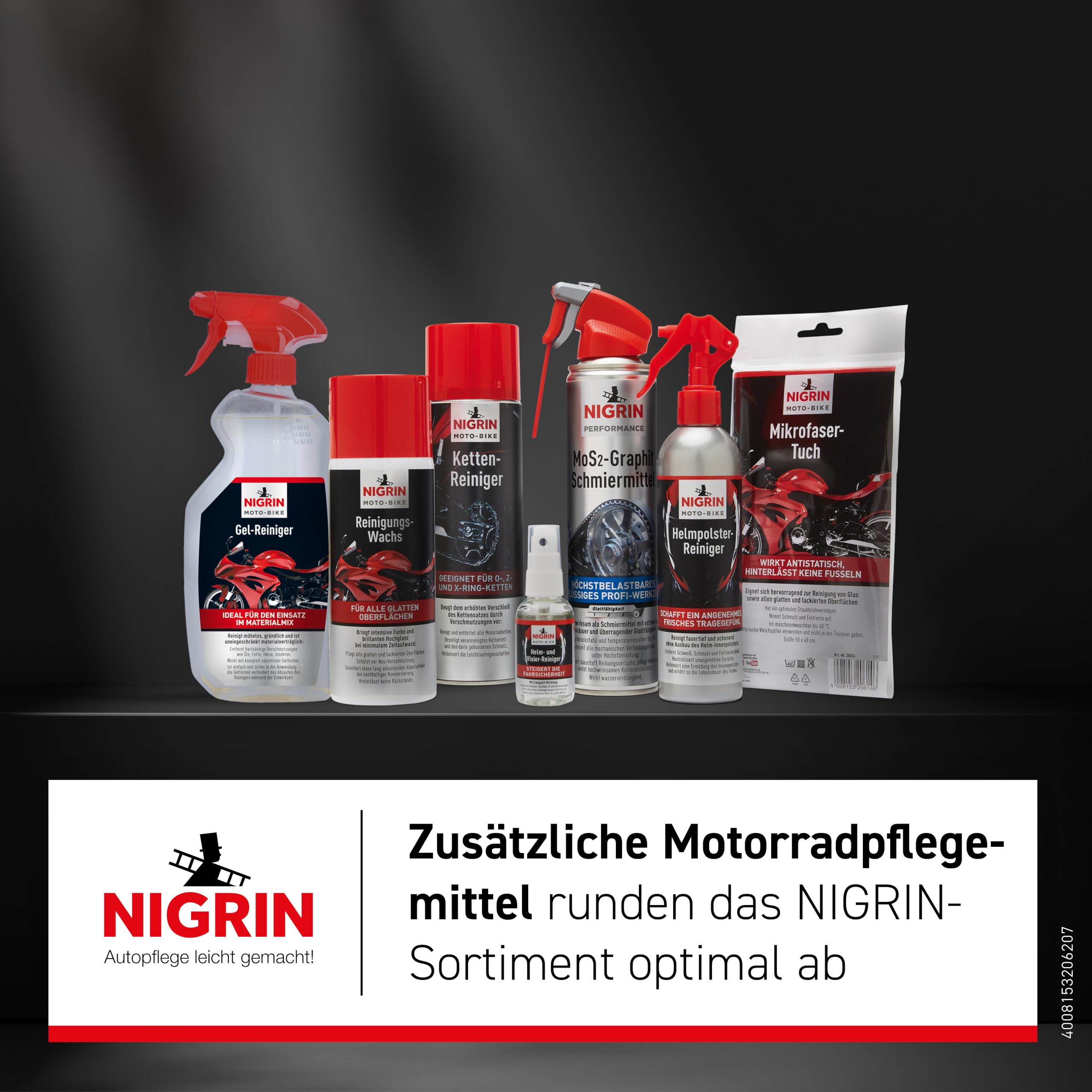 NIGRIN 20620 - Spray per Catena Moto, 400 ml