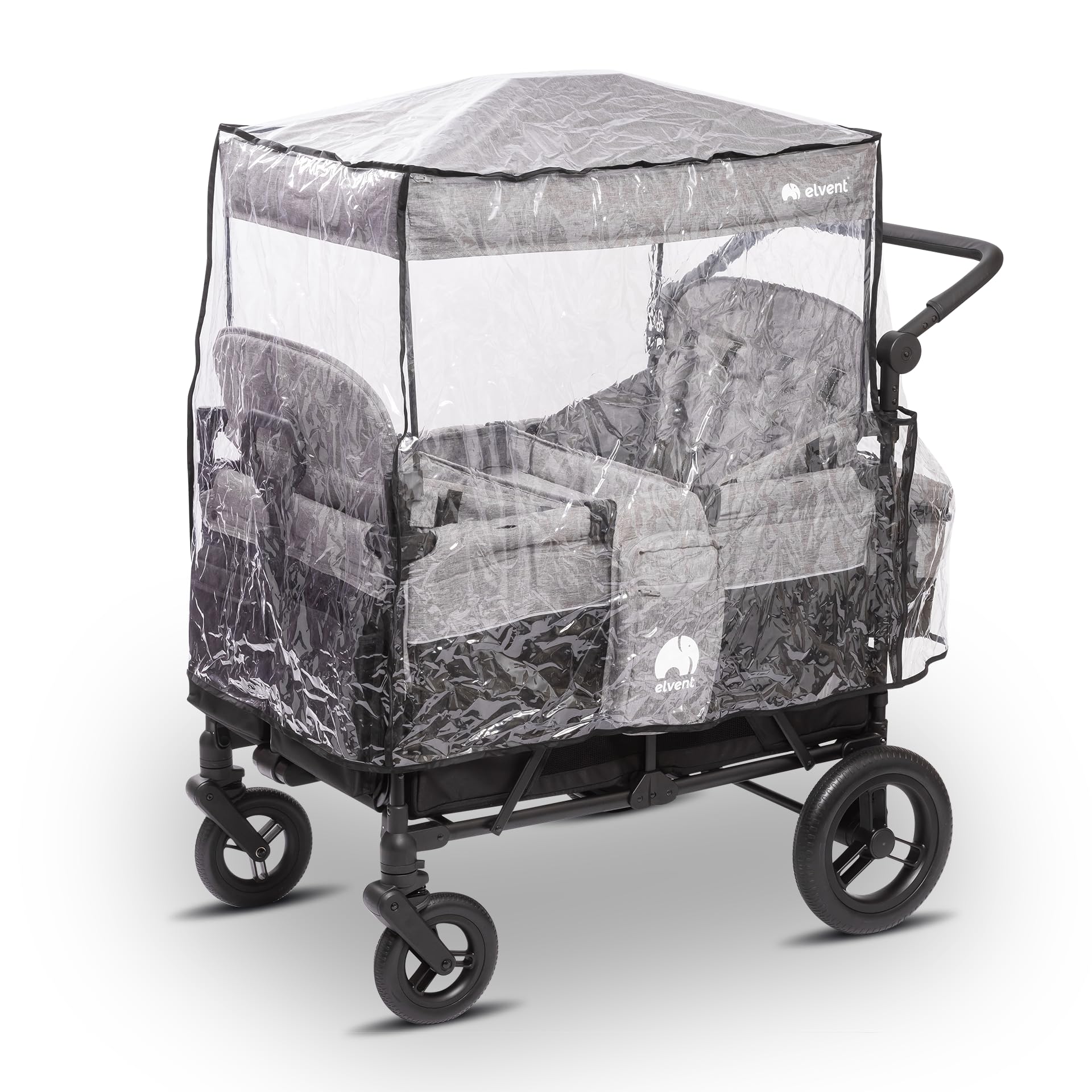 elvent® Regen- und Windschutz für ComfortPlus 4 | Bollerwagen-Regenschutz